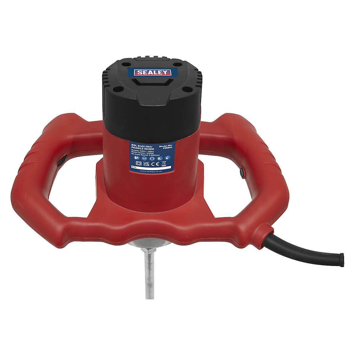 Sealey 80L Electric Paddle Mixer | 1220W/230V (Product illustration 4)-3