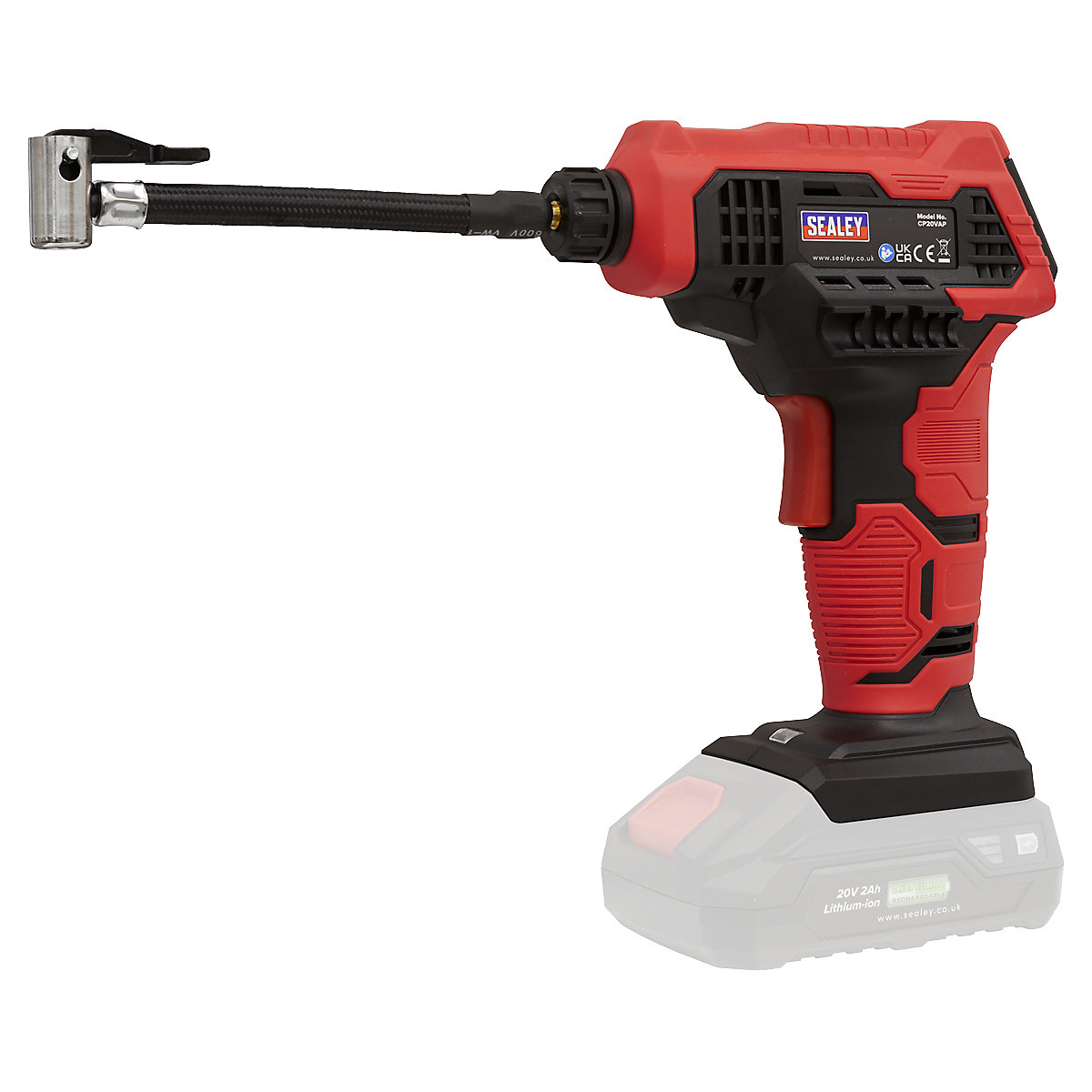 Sealey Cordless Air Pump | SV20 Series (Product illustration 4)-3