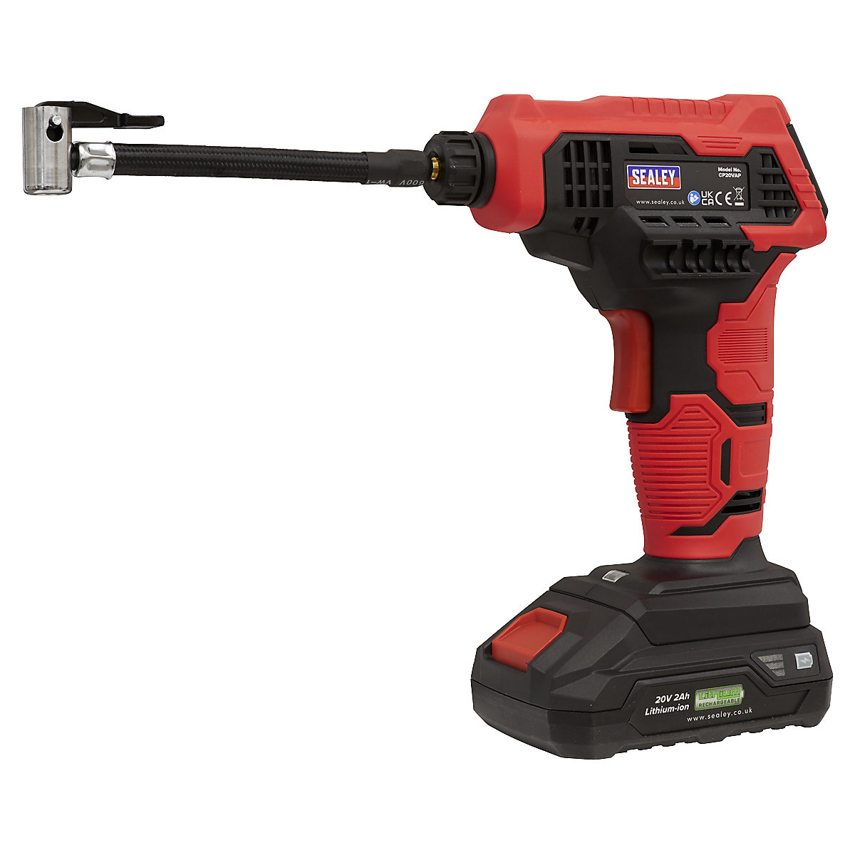 Sealey Cordless Air Pump | SV20 Series (Product illustration 5)-4