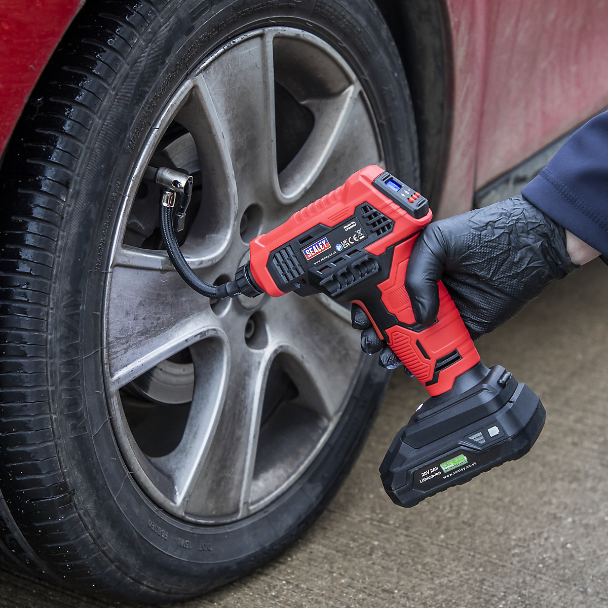 Sealey Cordless Air Pump | SV20 Series (Product illustration 6)-5