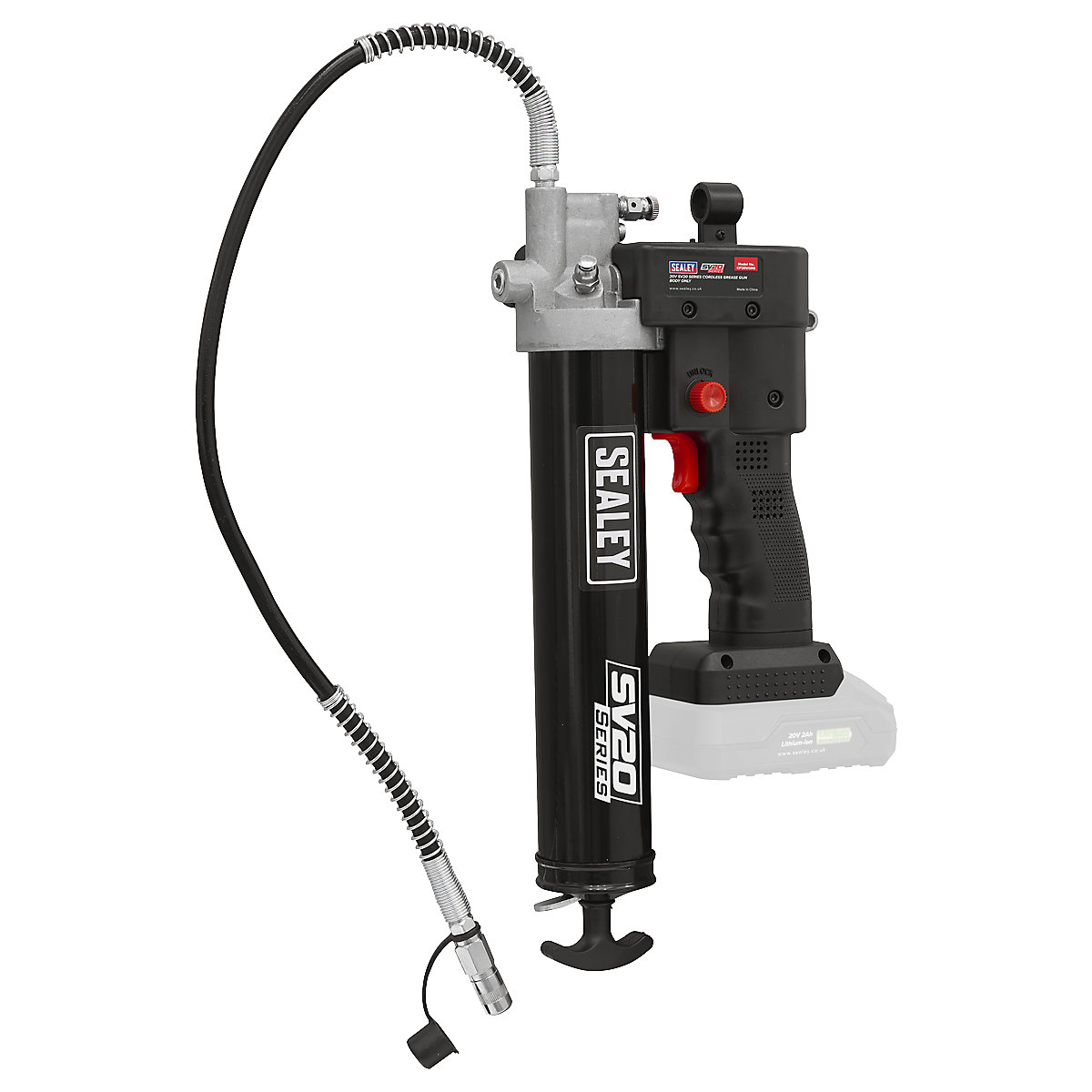 Sealey Cordless Grease Gun | SV20 Series (Product illustration 5)-4