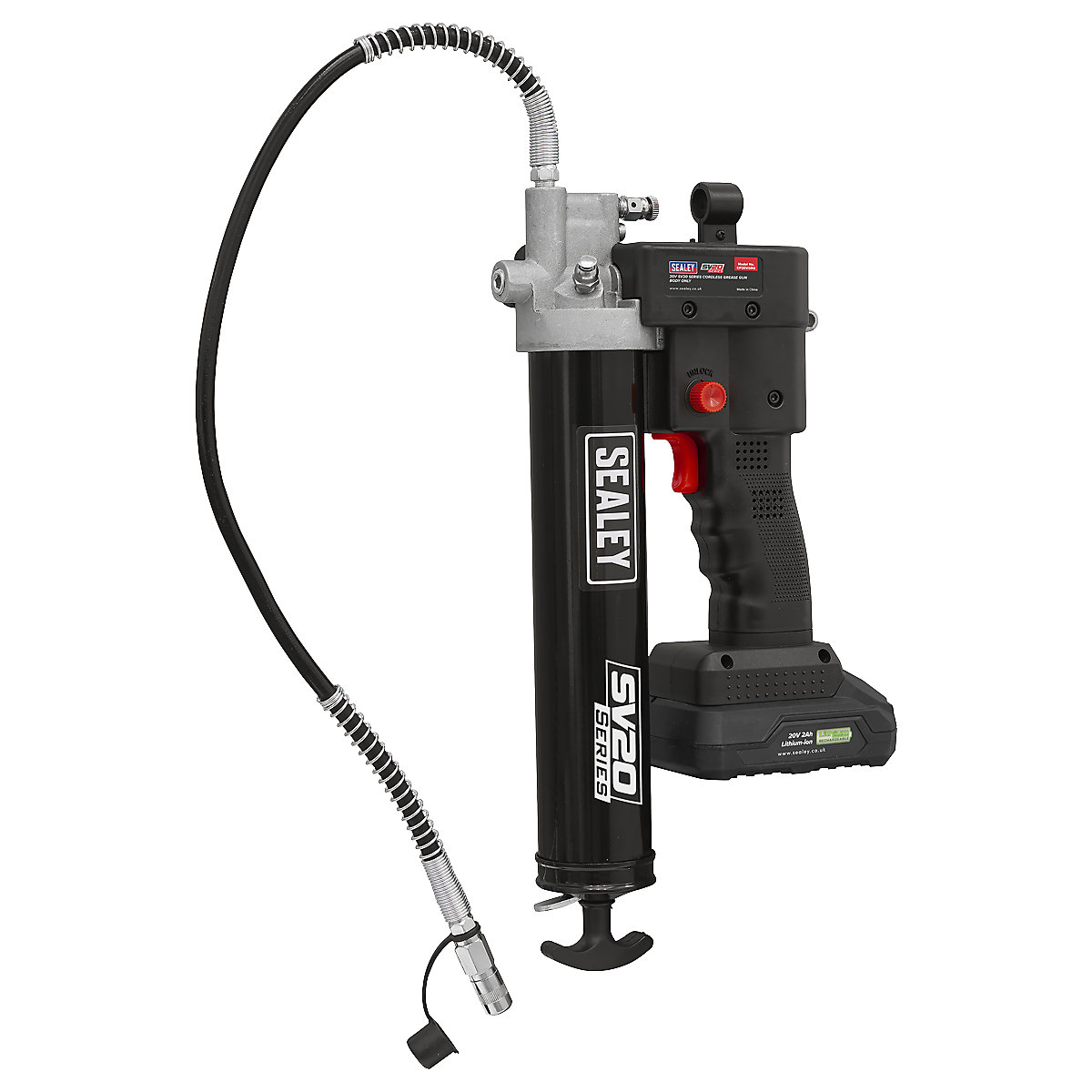 Sealey Cordless Grease Gun | SV20 Series (Product illustration 6)-5