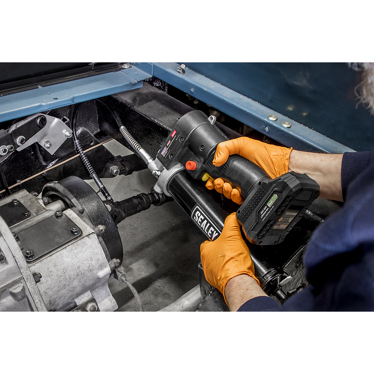 Sealey Cordless Grease Gun | SV20 Series (Product illustration 7)-6