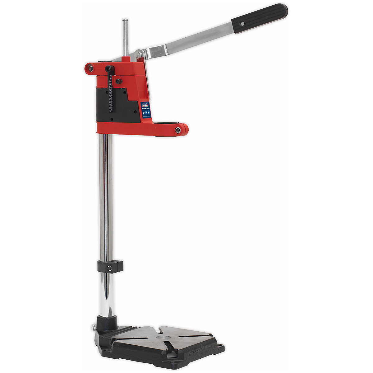 Sealey Drill Stand with Cast Iron Base & Vice | 500mm Base | 65mm Vice (Product illustration 5)-4