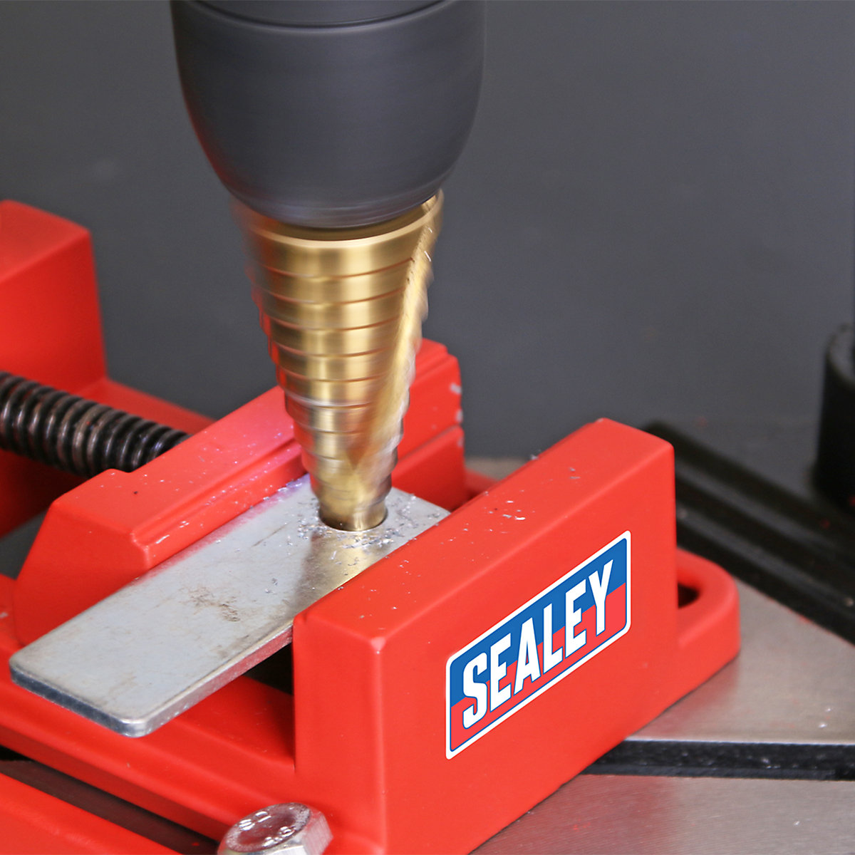 Sealey Drill Stand with Cast Iron Base & Vice | 500mm Base | 65mm Vice (Product illustration 8)-7