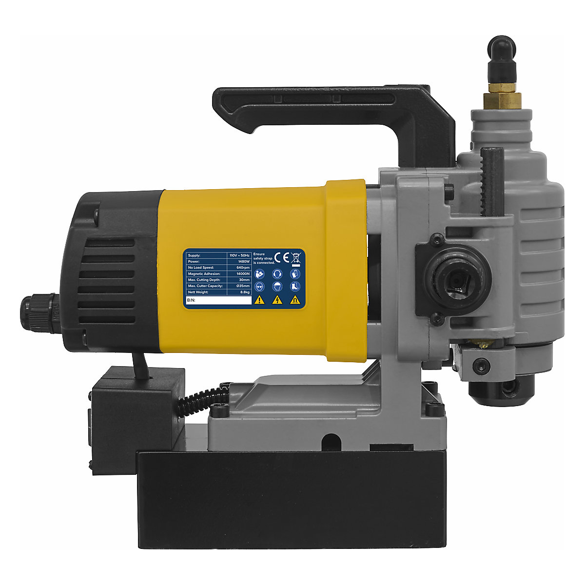 Sealey Low Profile Magnetic Drilling Machine (Product illustration 3)-2