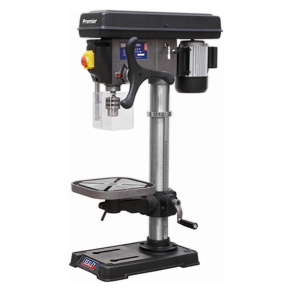 Sealey Premier Bench Pillar Drill, Sealey Premier Bench Pillar Drill, Sealey Premier Bench Pillar Drill | 1050h mm | 16-Speed | 230V | Integral Light-1