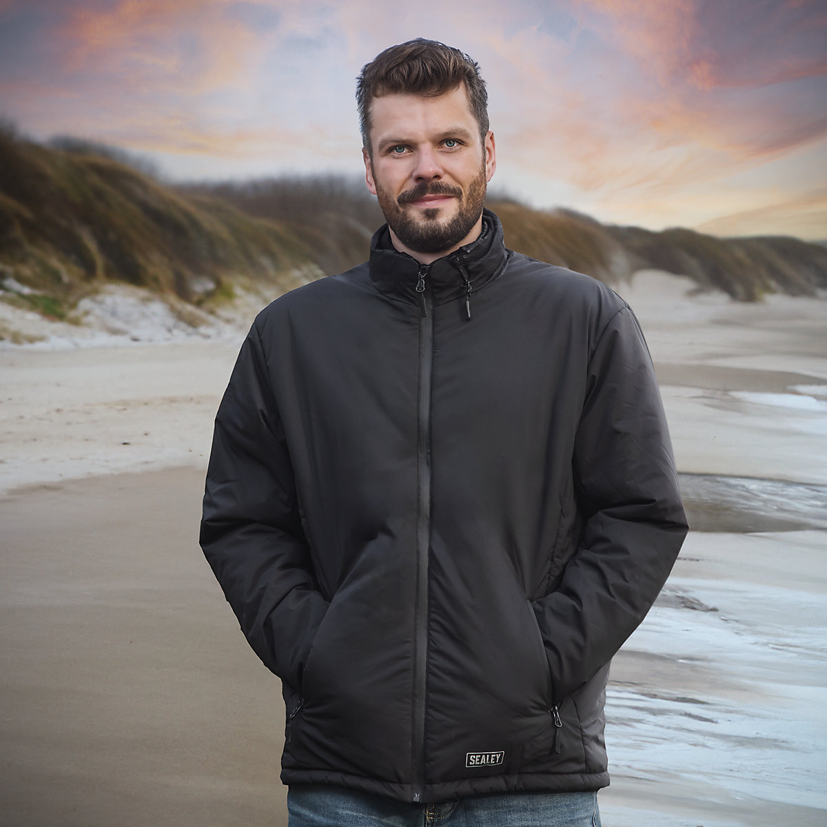 Sealey 5V Heated Thermal Rain Jacket (Product illustration 7)-6