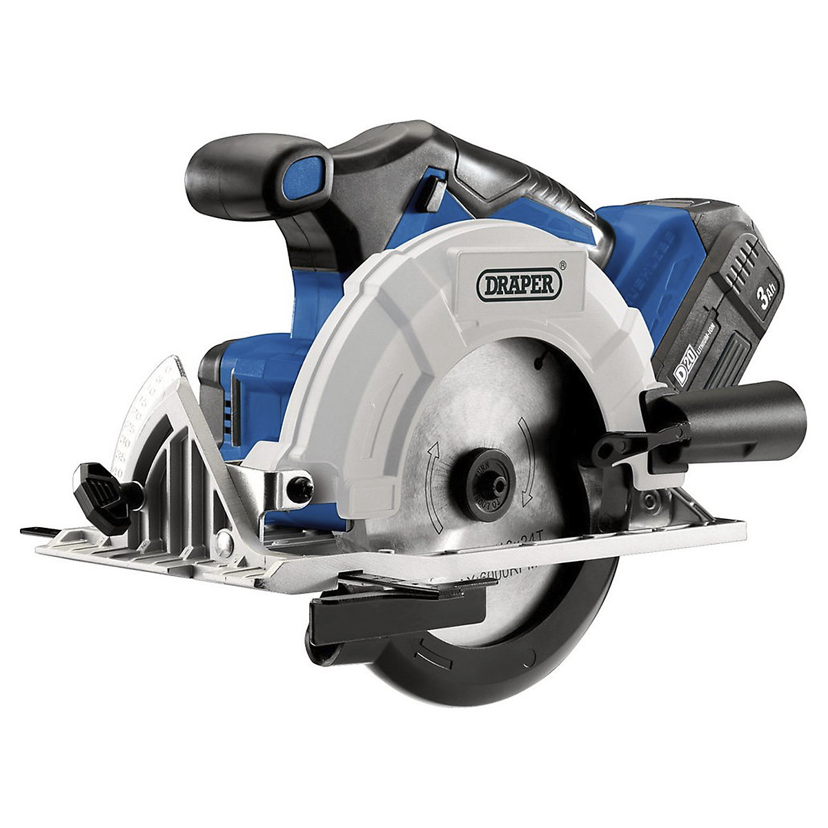 Draper D20 Series Brushless Circular Saw with Battery & Charger