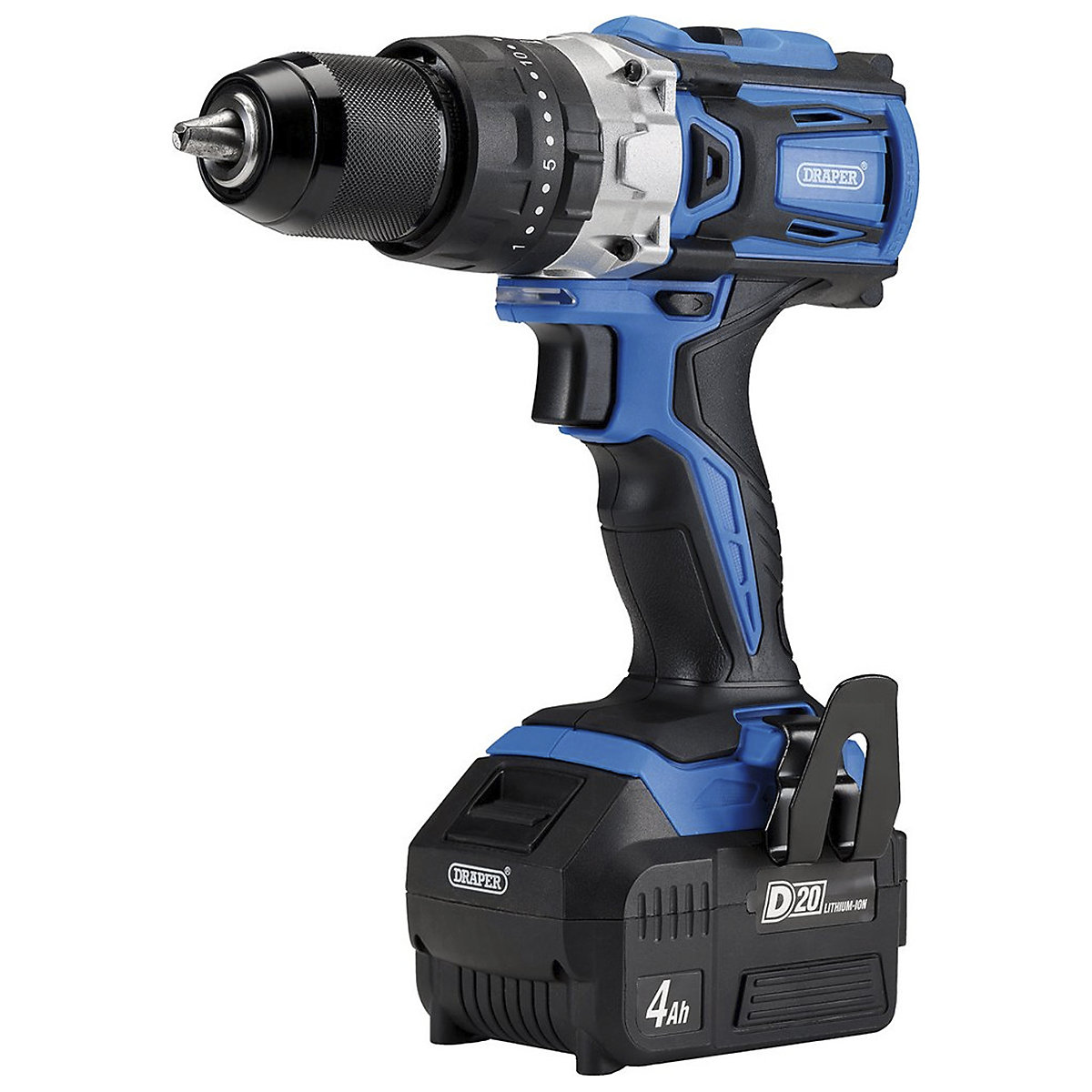 Draper D20 Series Brushless Combi Drill with Battery & Charger