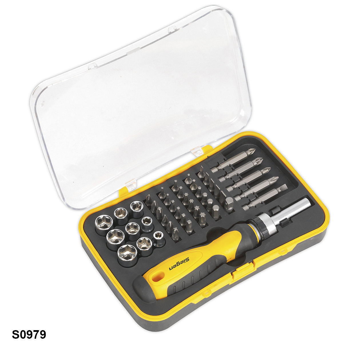 Sealey American Pro Tool Kits | 3 Drawer Portable Topchest | 93 Pieces (Product illustration 12)-11