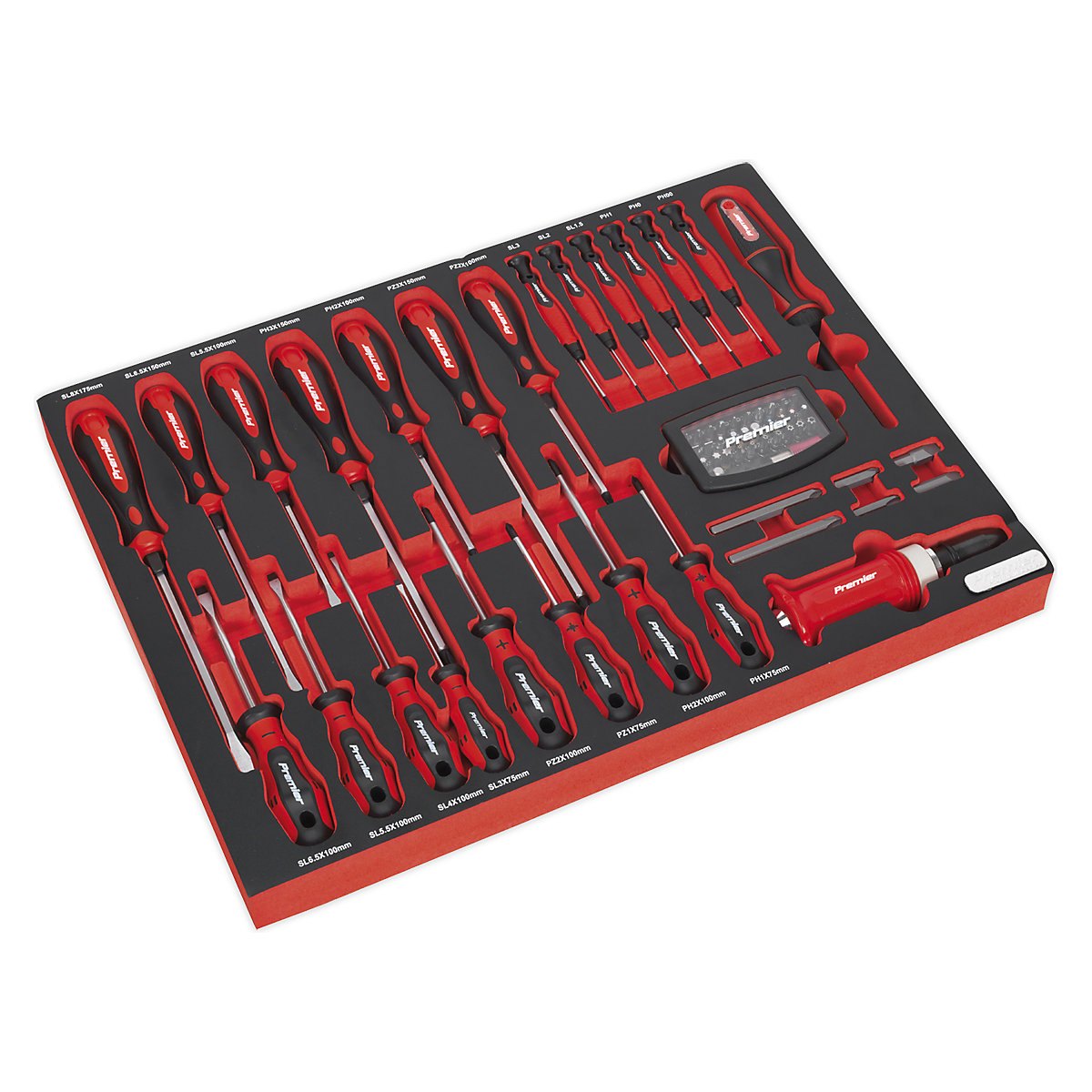 Sealey Superline Pro Platinum Tool Kits | 14 Drawer Tool Chest Combination | 446 Piece Kit (Product illustration 10)-9