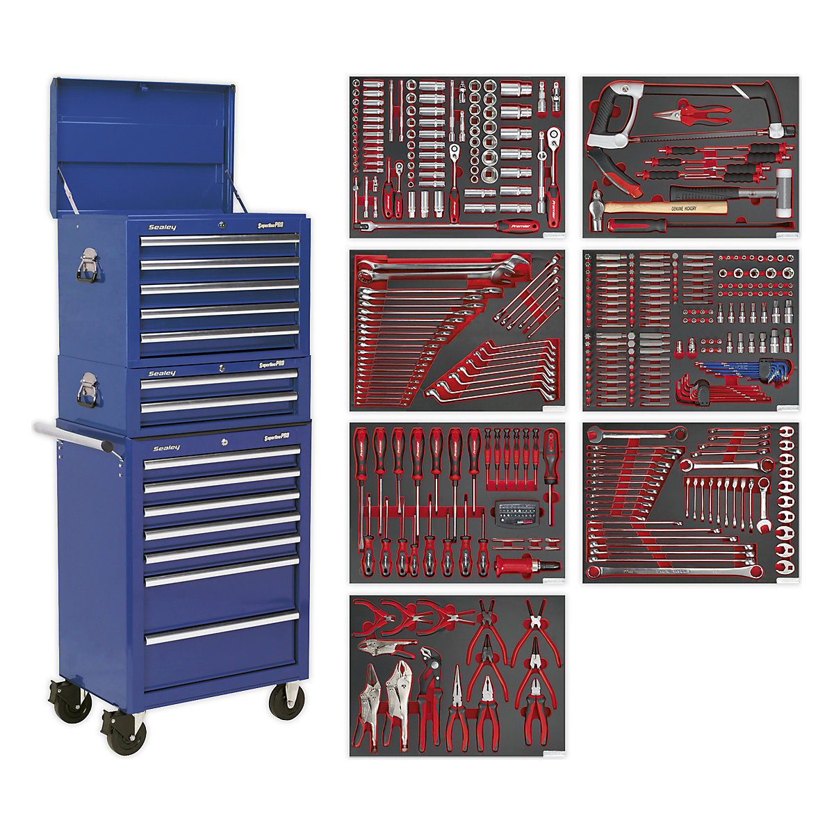 Sealey Superline Pro Platinum Tool Kits | 14 Drawer Tool Chest Combination | 446 Piece Kit, Sealey Superline Pro Platinum Tool Kits | 14 Drawer Tool Chest Combination | 446 Piece Kit, Sealey Superline Pro Platinum Tool Kits | 14 Drawer Tool Chest Combination | 446 Piece Kit-6