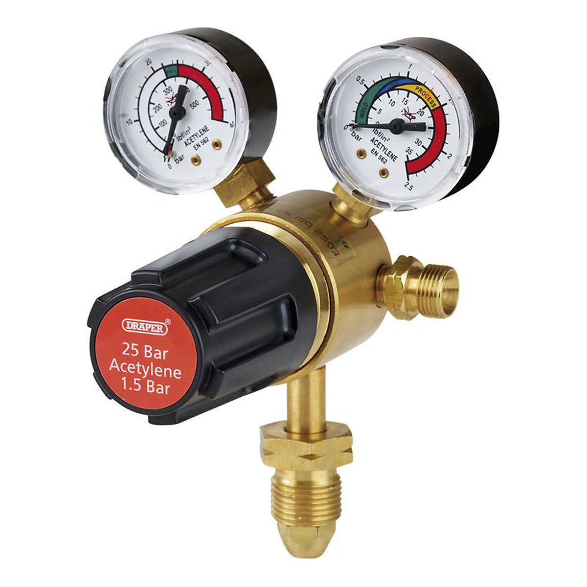 Draper Acetylene Regulator | 25 Bar