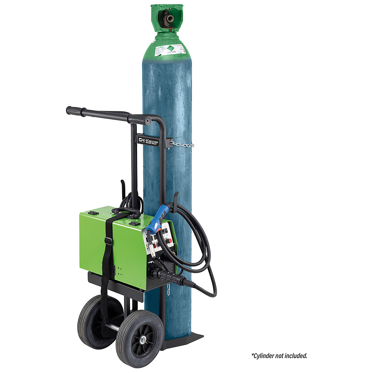 SIP AUTOPLUS ECO 180 MIG/ARC Inverter Welder with Large Cylinder Welding Trolley
