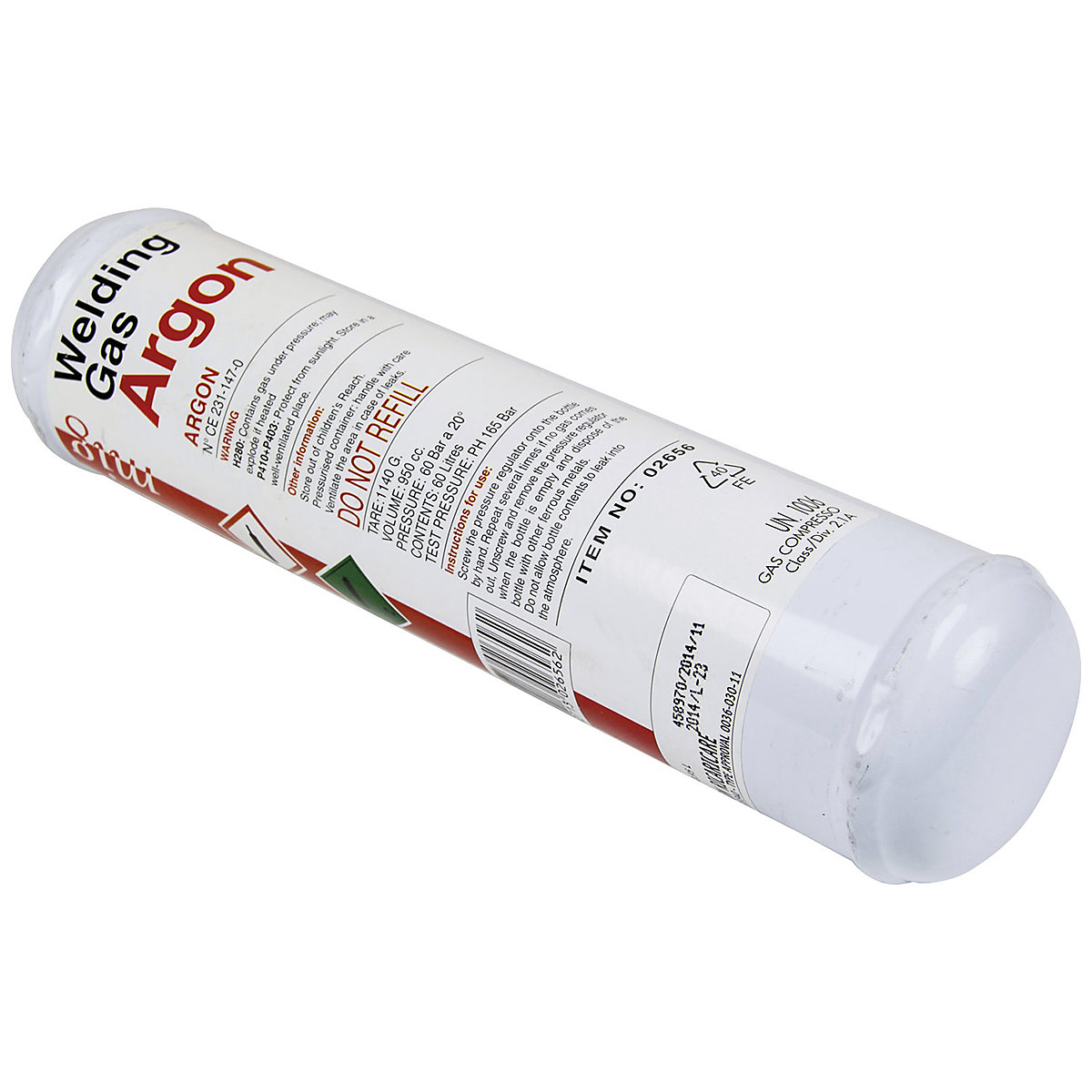 SIP Argon Disposable Gas Bottle | 390g