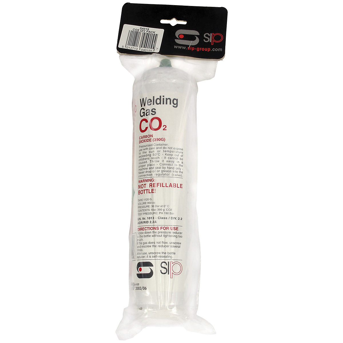 SIP CO2 Disposable Gas Bottle Pack | 390g