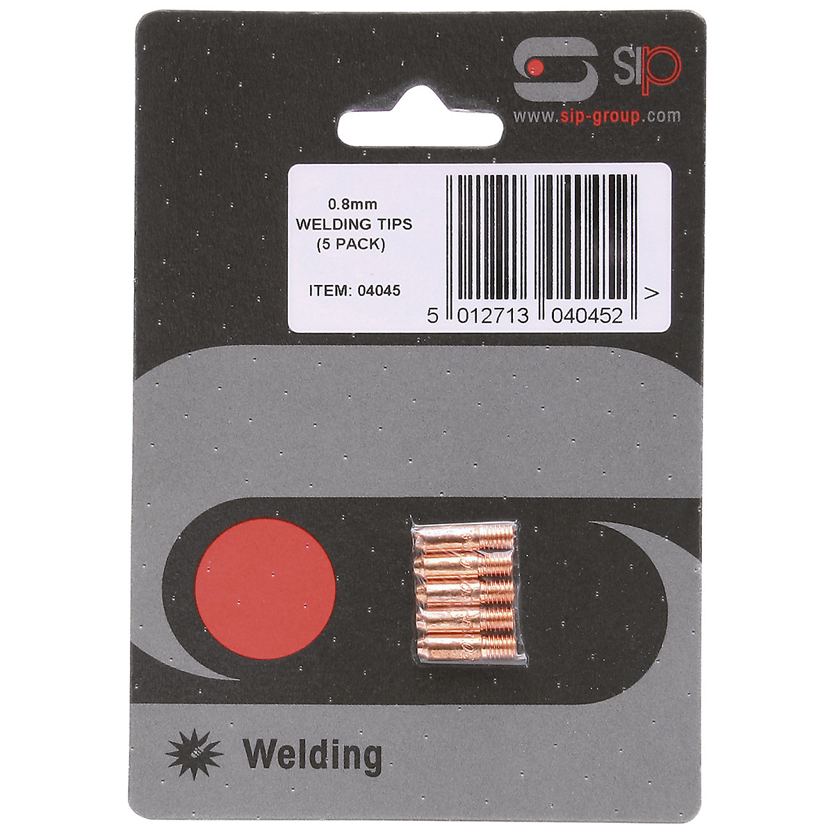 SIP M5 MIG Welding Tip Pack | 5x 0.8mm