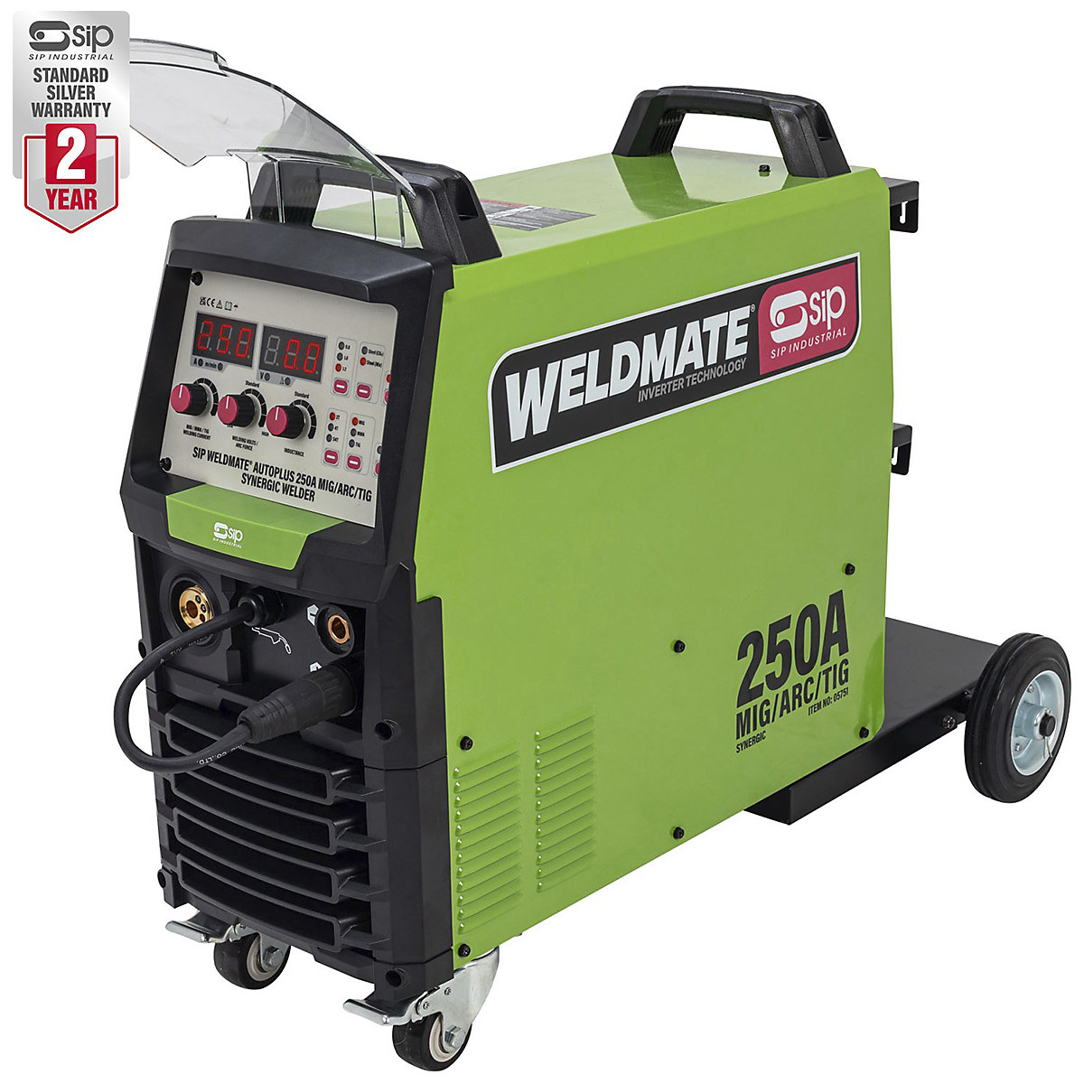 SIP WELDMATE AUTOPLUS 250A MIG/ARC/TIG Synergic Welder (Product illustration 2)-1