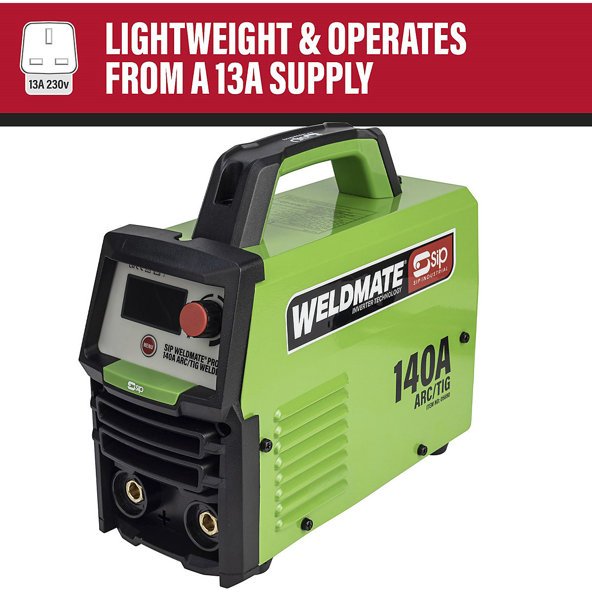 SIP WELDMATE PRO 140A ARC/TIG Inverter Welder (Product illustration 3)-2