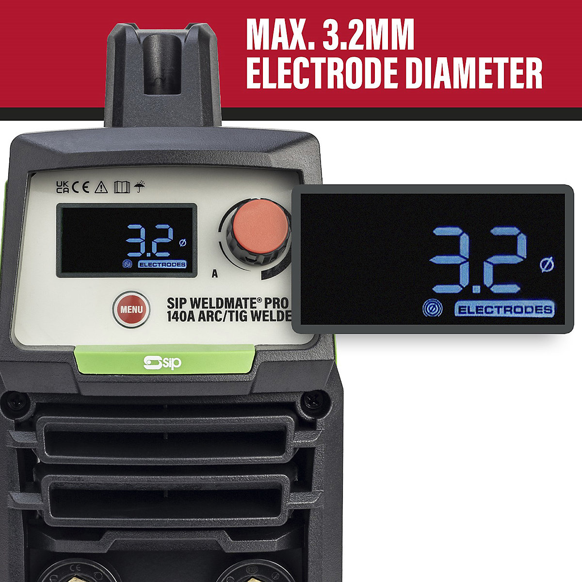 SIP WELDMATE PRO 140A ARC/TIG Inverter Welder (Product illustration 5)-4