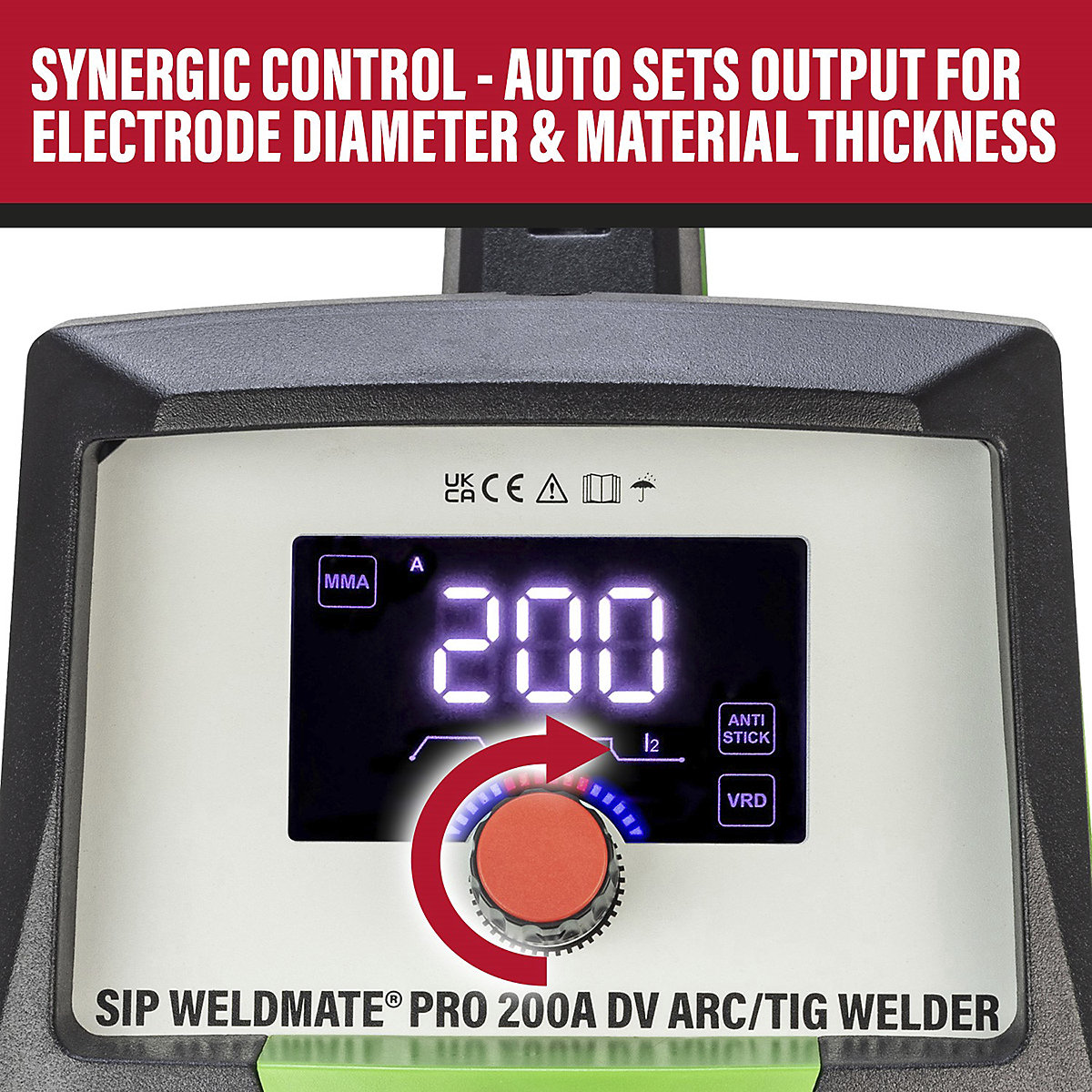 SIP WELDMATE PRO 200A DV ARC/TIG Inverter Welder (Product illustration 4)-3