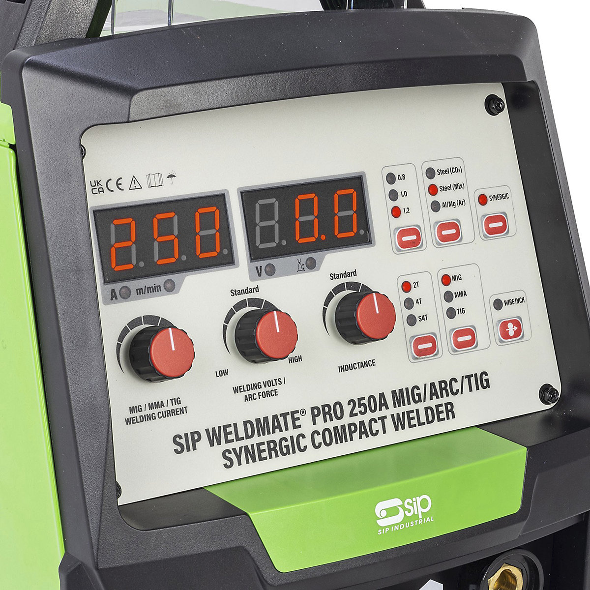 SIP WELDMATE PRO 250A MIG/ARC/TIG Synergic Welder (Product illustration 8)-7