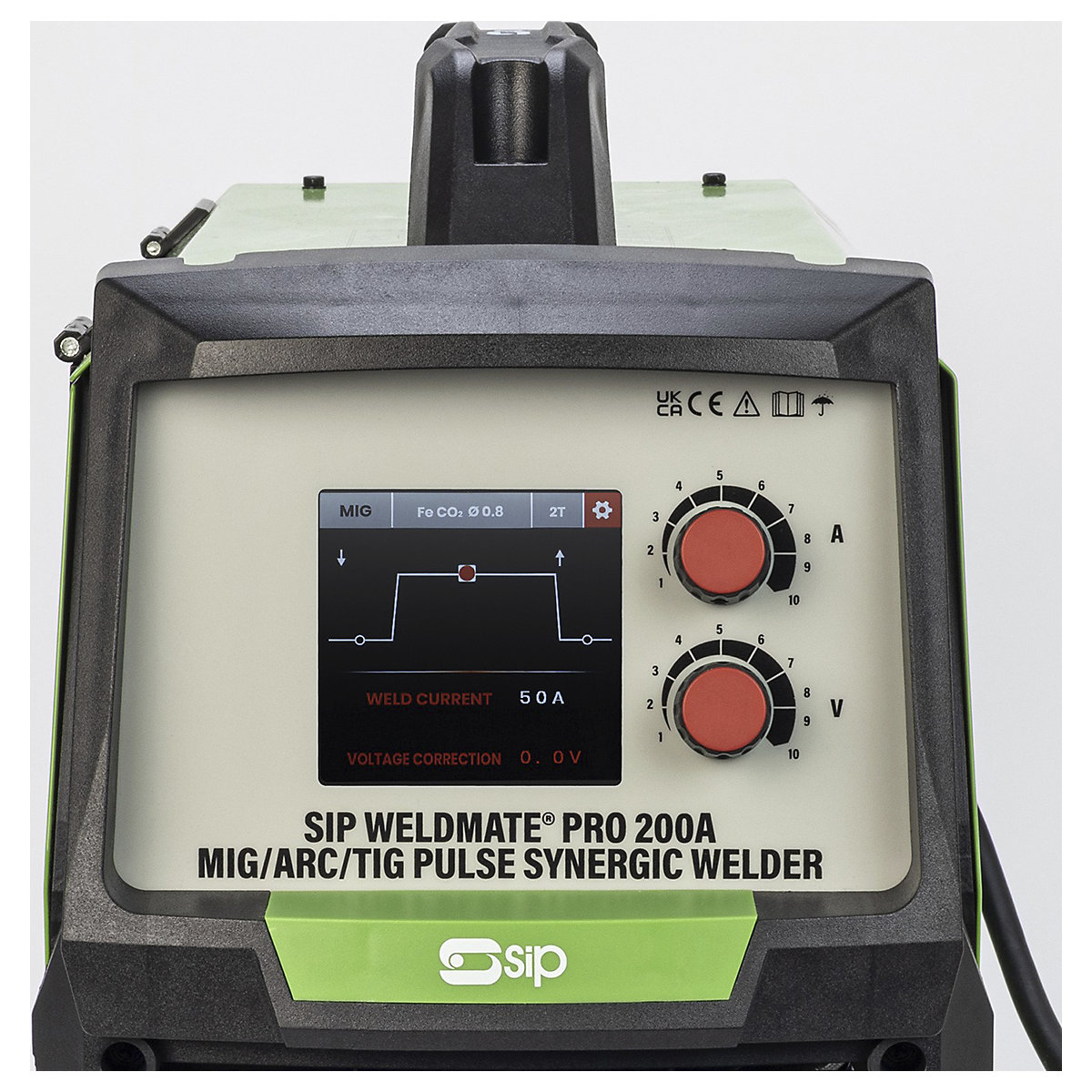 SIP Weldmate Pro 200A MIG/ARC/TIG Synergic Welder (Product illustration 10)-9