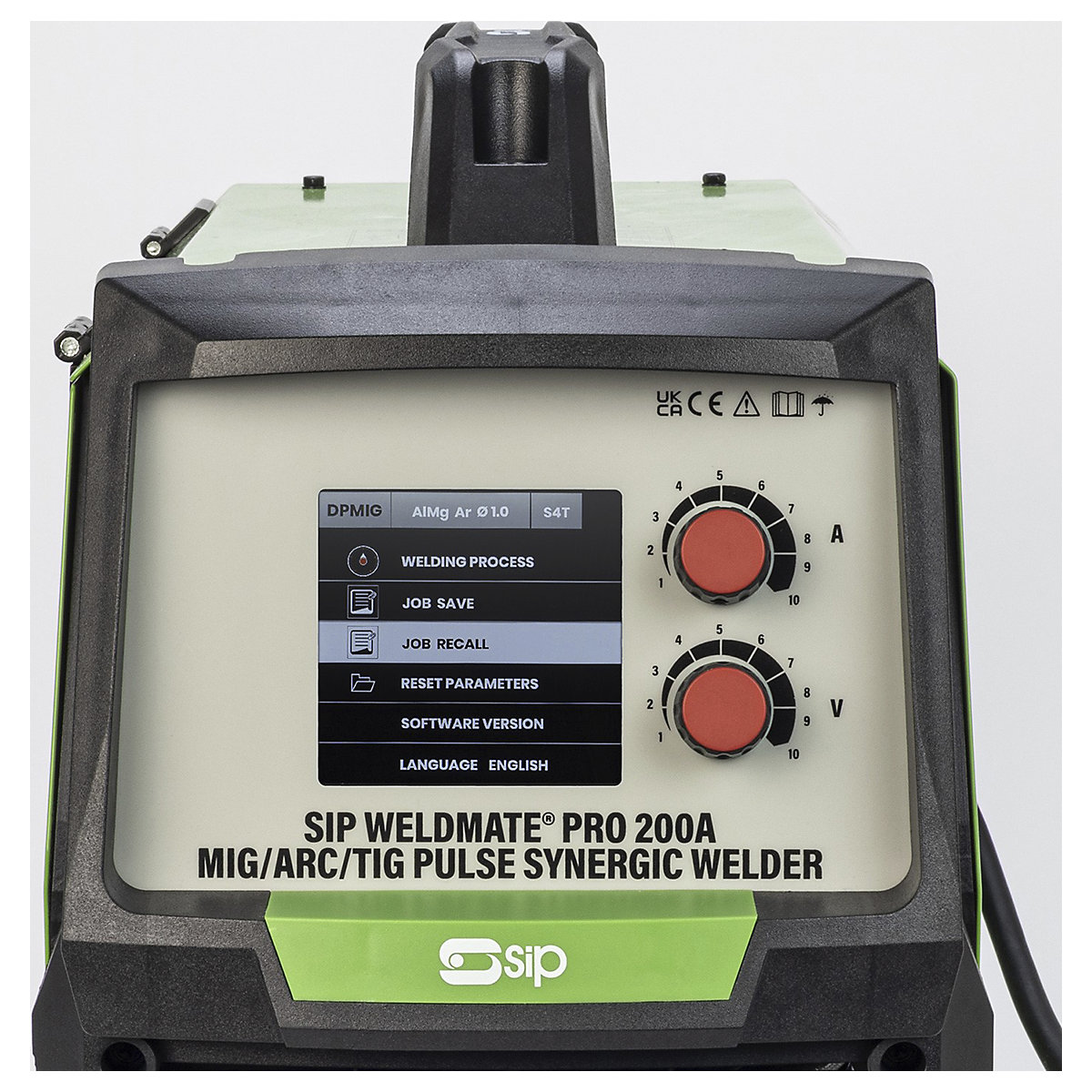 SIP Weldmate Pro 200A MIG/ARC/TIG Synergic Welder (Product illustration 7)-6