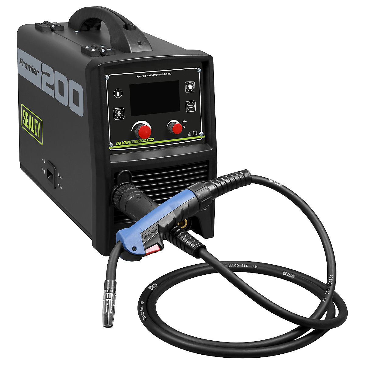 Sealey Inverter Welder | MIG, TIG & MMA 200A with LCD Screen