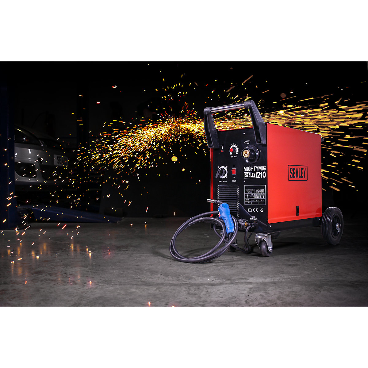 Sealey Professional Gas / No-Gas MIG Welder with Euro Torch