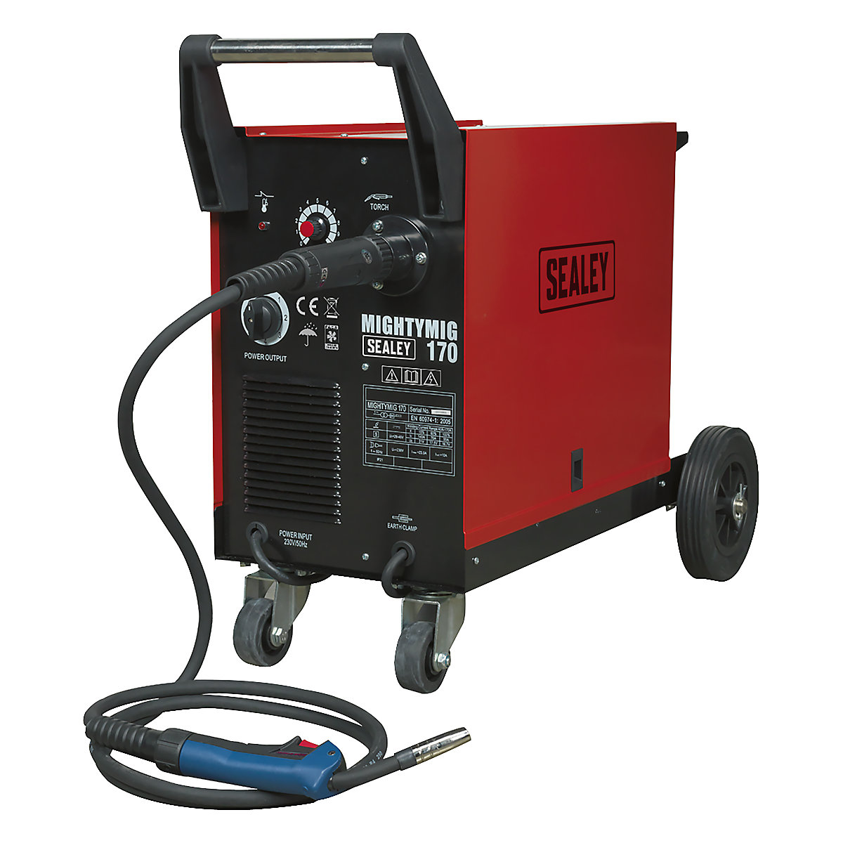 Sealey Professional Gas / No-Gas MIG Welder with Euro Torch