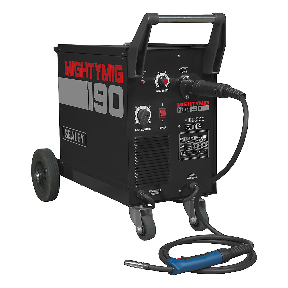 Sealey Professional Gas / No-Gas MIG Welder with Euro Torch