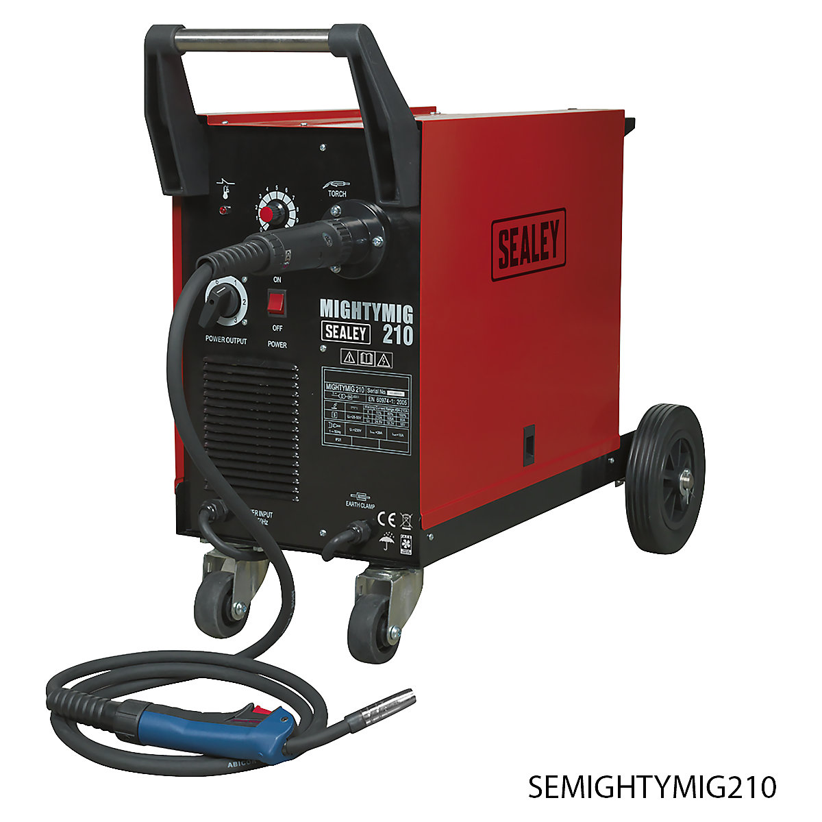 Sealey Professional Gas / No-Gas MIG Welder with Euro Torch (Product illustration 5)-4