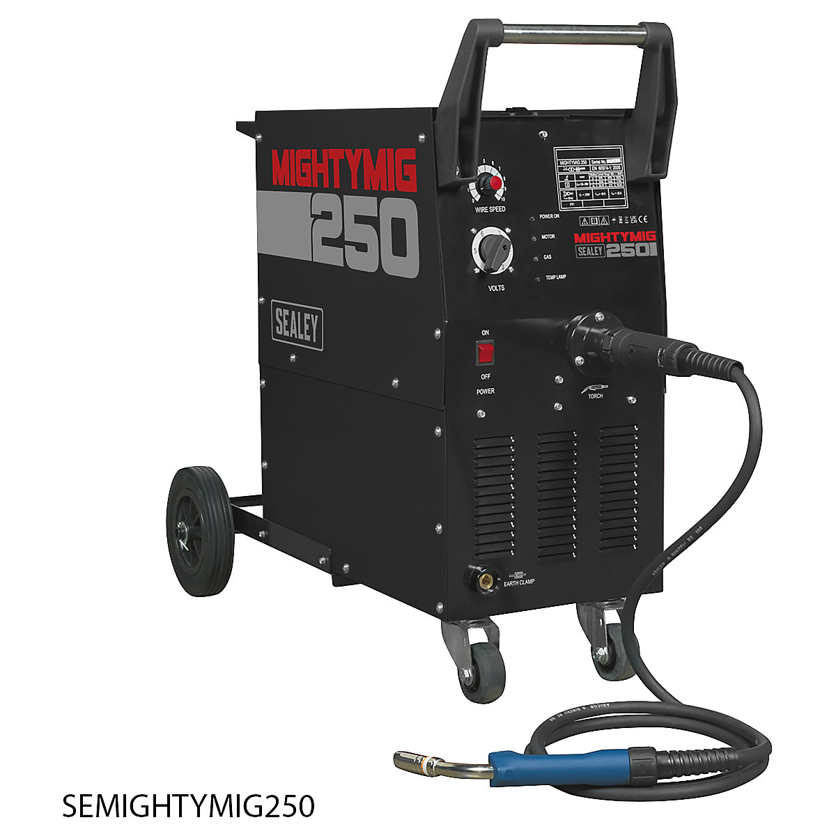 Sealey Professional Gas / No-Gas MIG Welder with Euro Torch (Product illustration 6)-5
