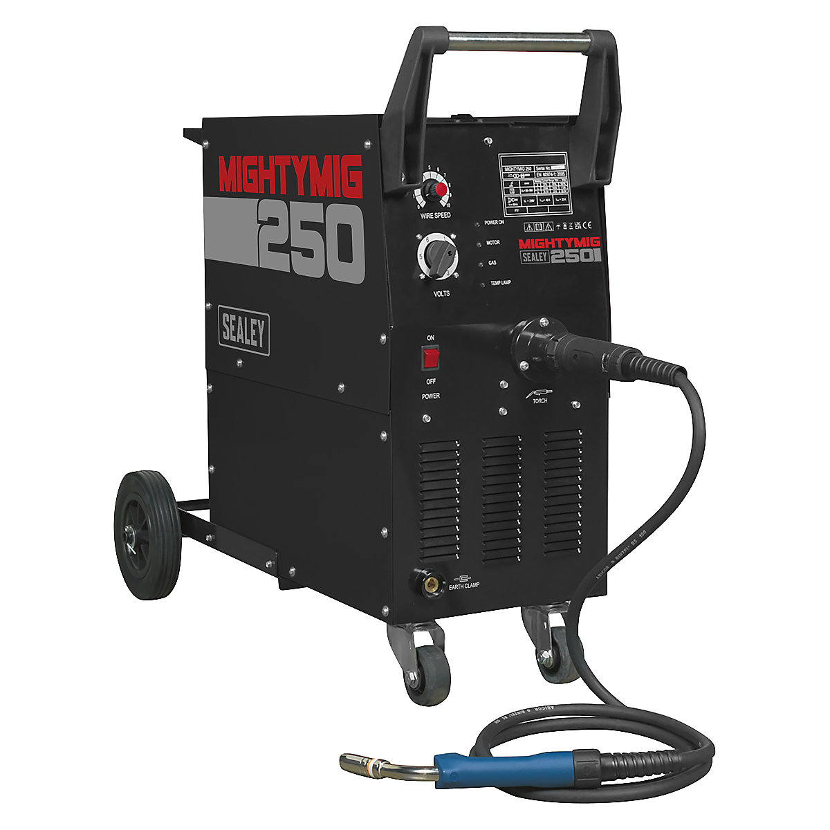 Sealey Professional Gas / No-Gas MIG Welder with Euro Torch
