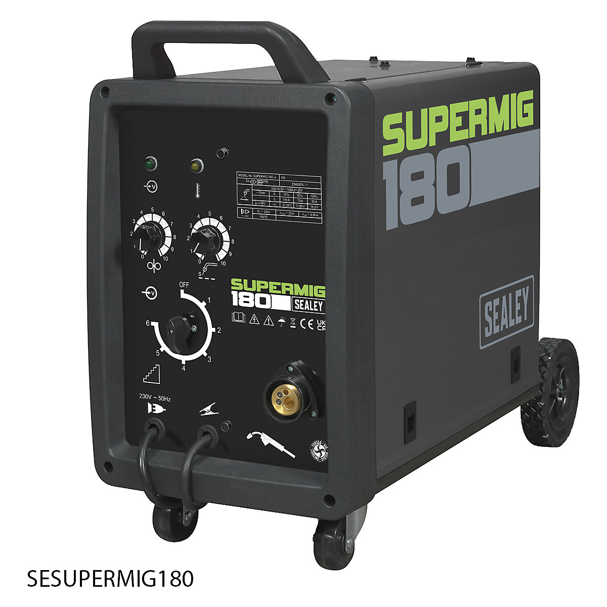 Sealey Professional MIG Welder with Binzel. Euro Torch (Product illustration 3)-2