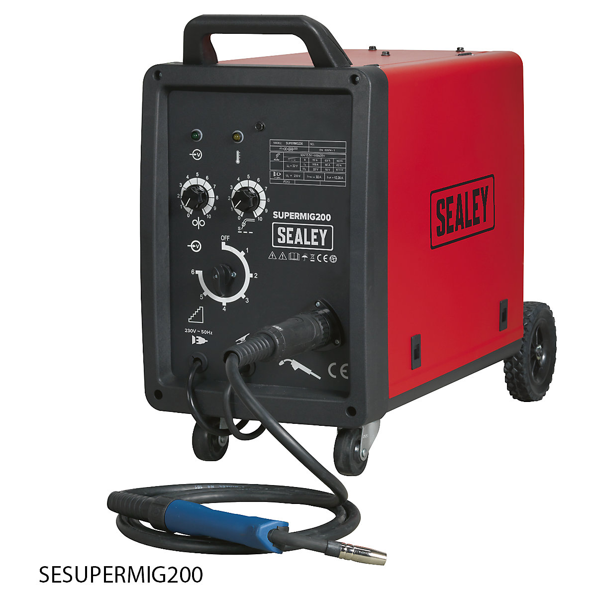 Sealey Professional MIG Welder with Binzel. Euro Torch (Product illustration 6)-5