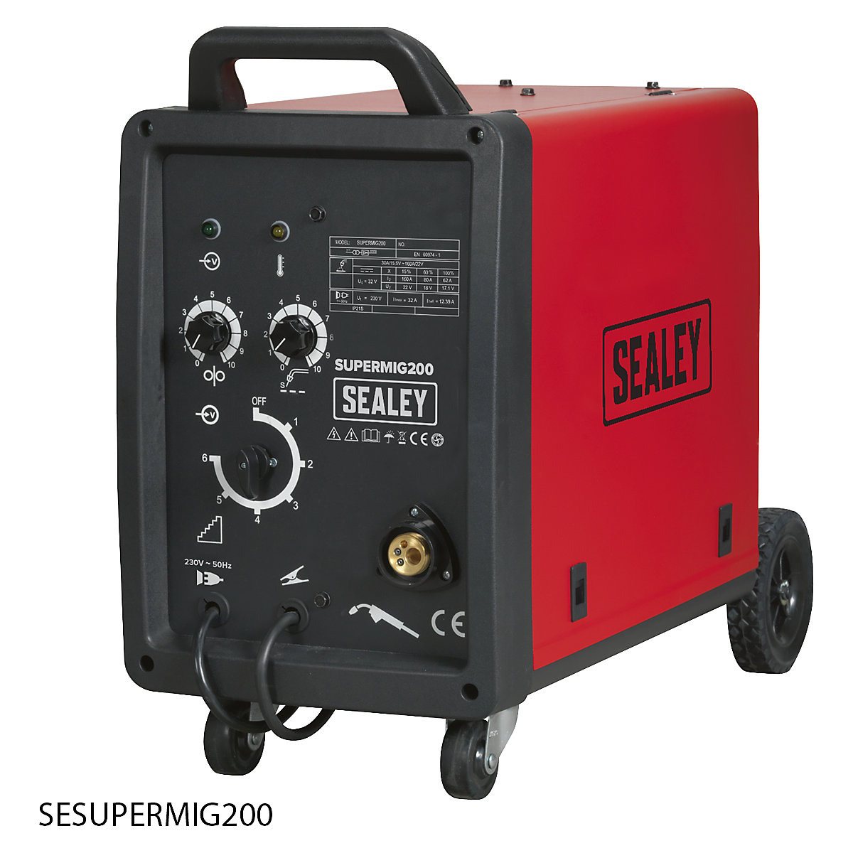 Sealey Professional MIG Welder with Binzel. Euro Torch (Product illustration 5)-4