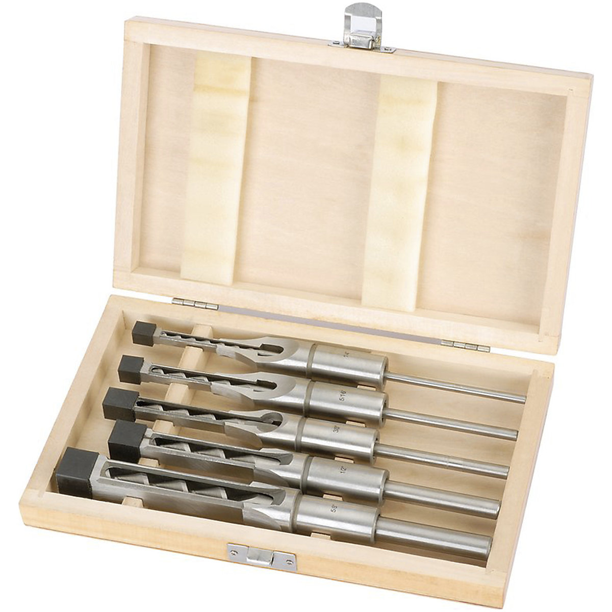 Draper Hollow Square Mortice Chisel & Bit Set