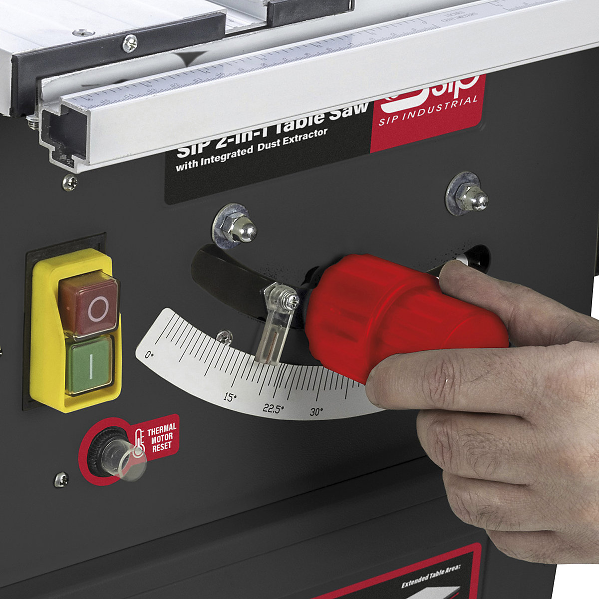 SIP 2-in-1 Table Saw with Integrated Dust Extractor (Product illustration 6)-5