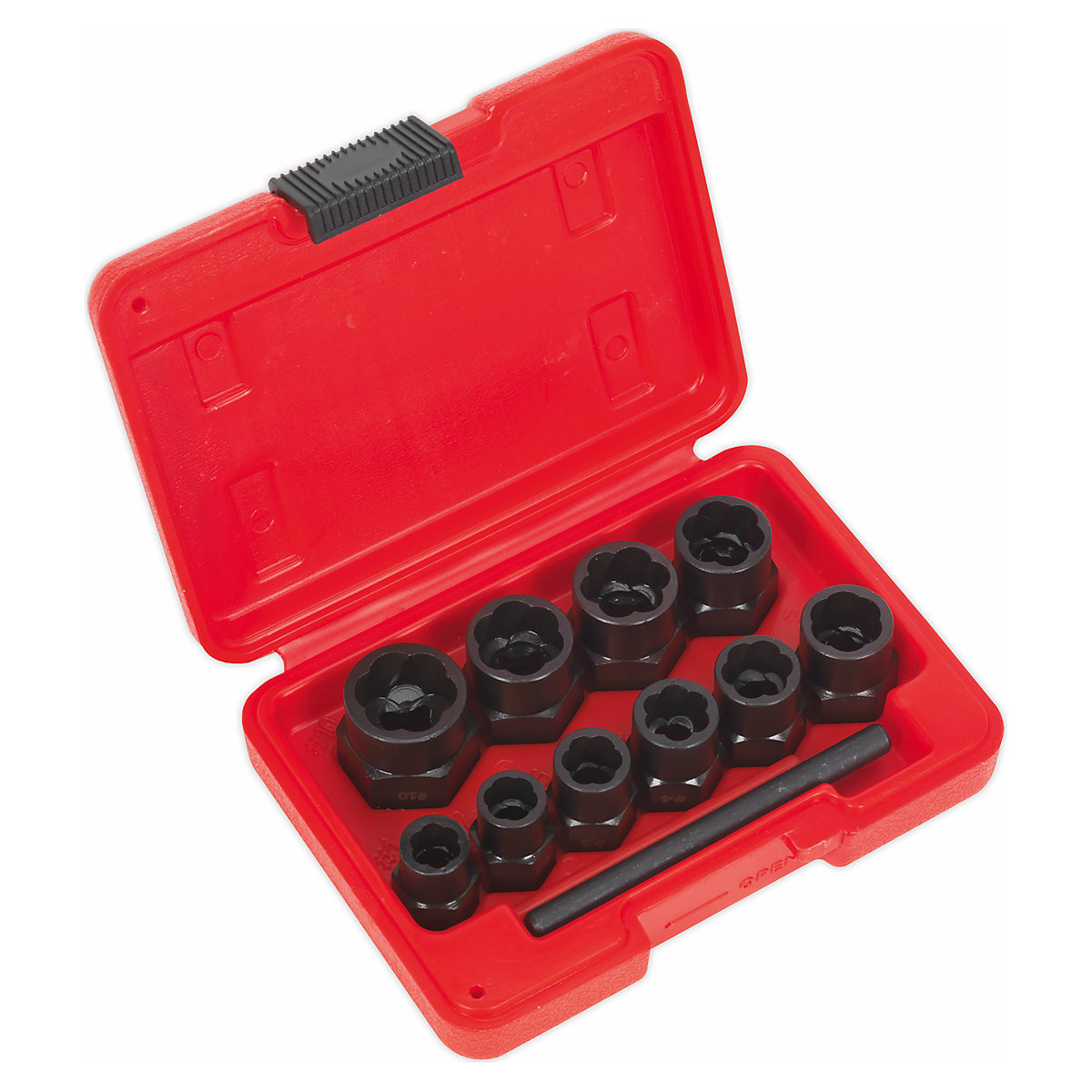 Sealey 11pc Bolt Extractor Set | 3/8"Sq Drive or Spanner