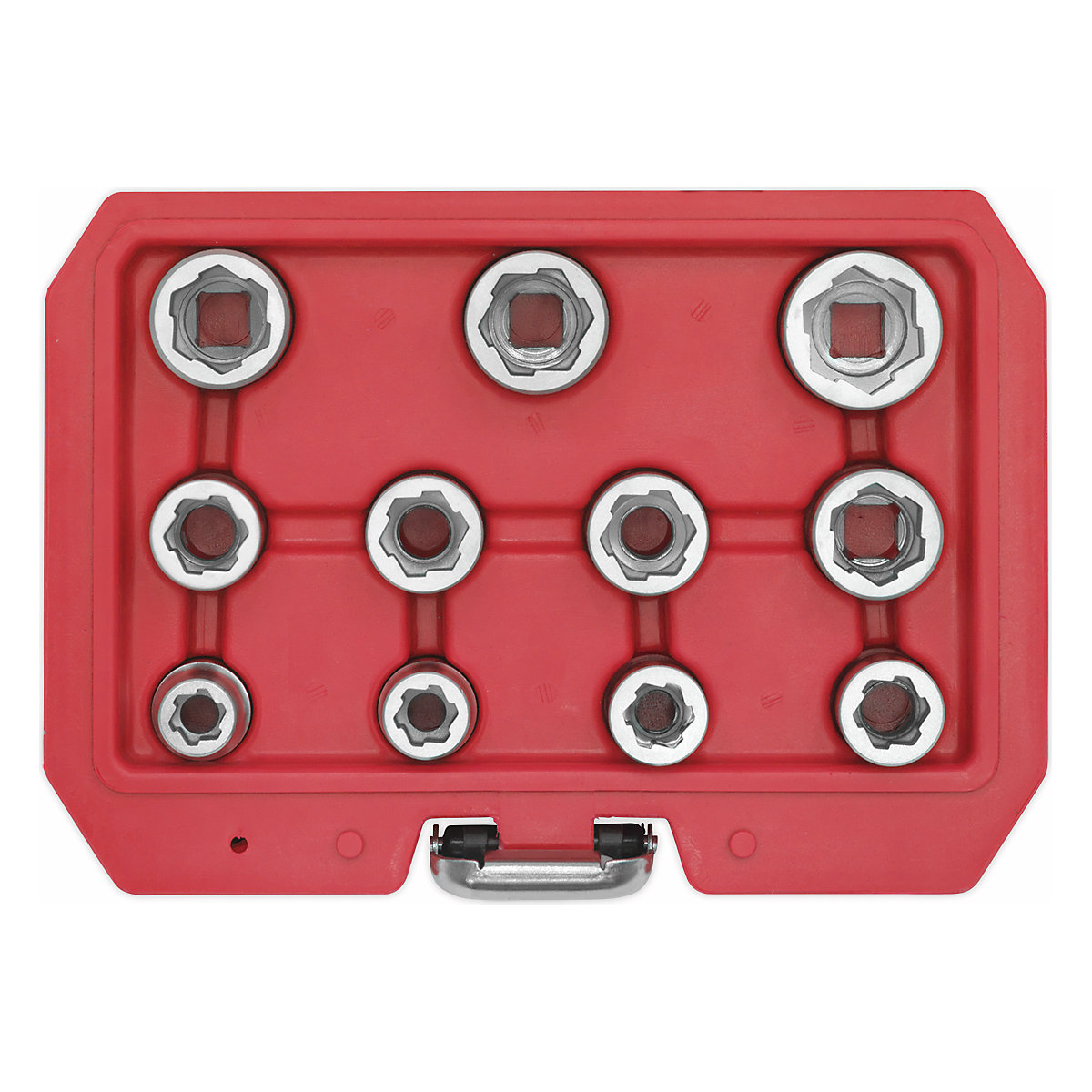 Sealey 11pc Metric Bolt Extractor Socket Set | 3/8"Sq Drive (Product illustration 4)-3