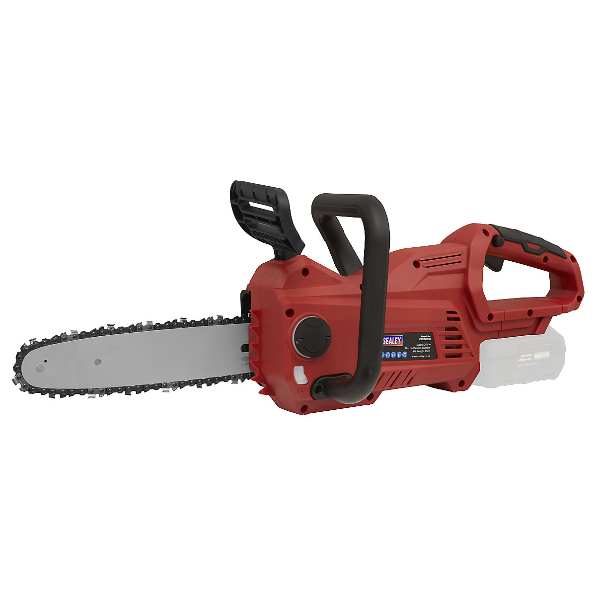 Sealey 25cm Cordless Chainsaw | SV20 Series (Product illustration 5)-4