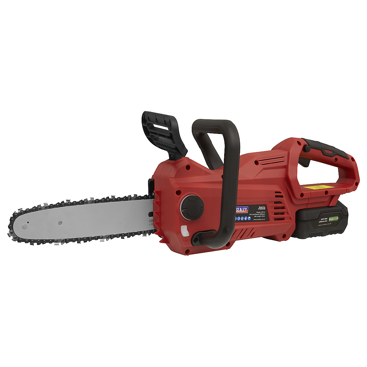 Sealey 25cm Cordless Chainsaw | SV20 Series (Product illustration 6)-5