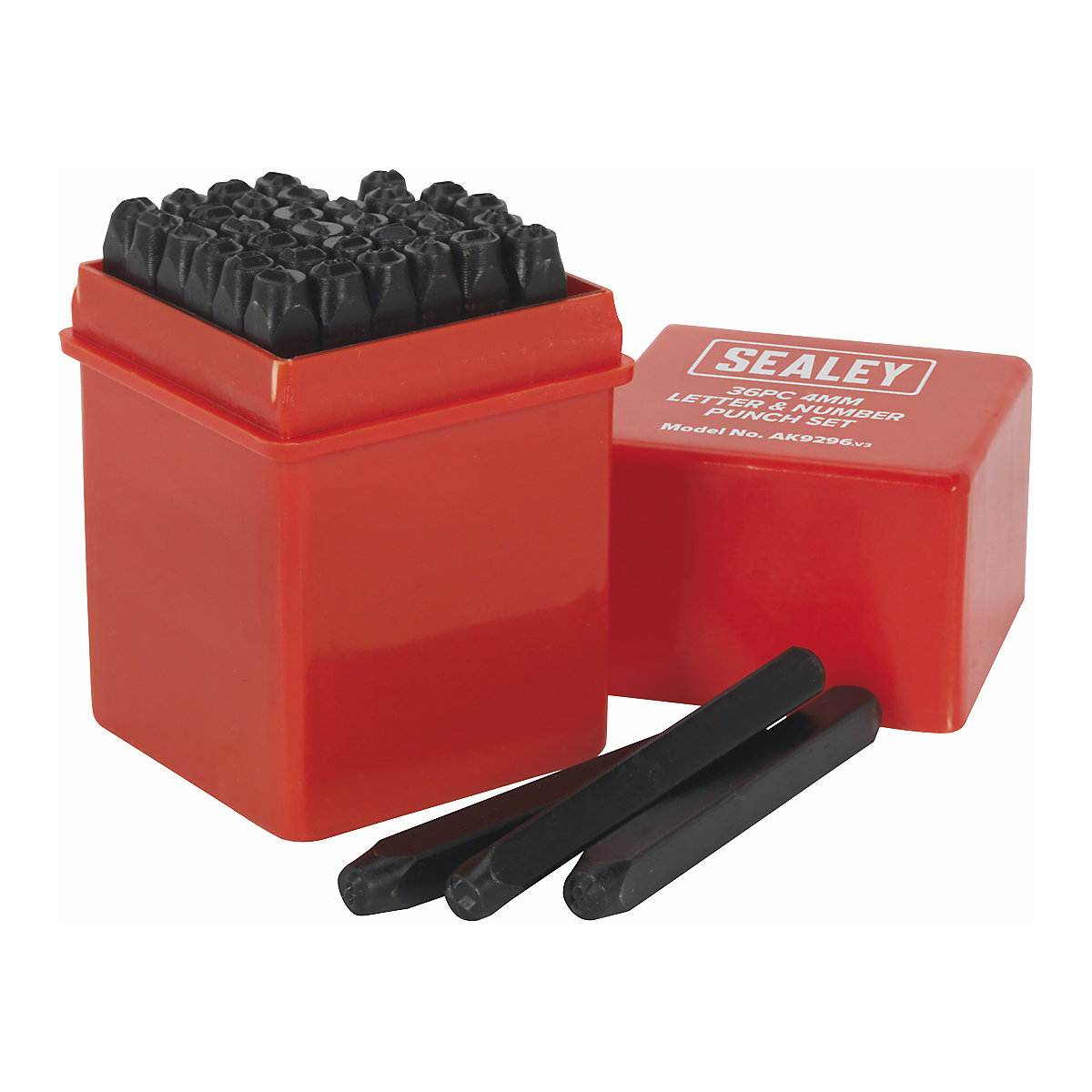 Sealey 36pc Letter & Number Punch Sets