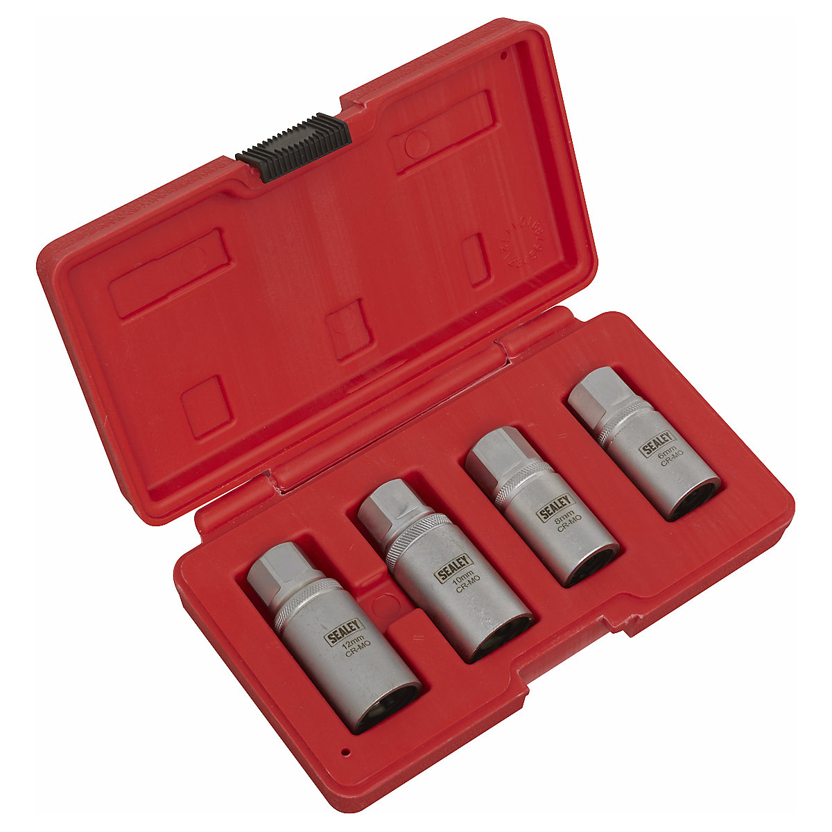 Sealey 4pc Metric Stud Extractor Set | 1/2"Sq Drive
