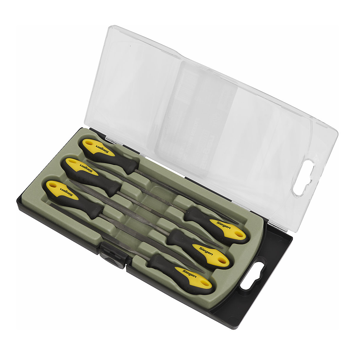 Sealey 6pc Needle File Set | 100mm (Product illustration 3)-2