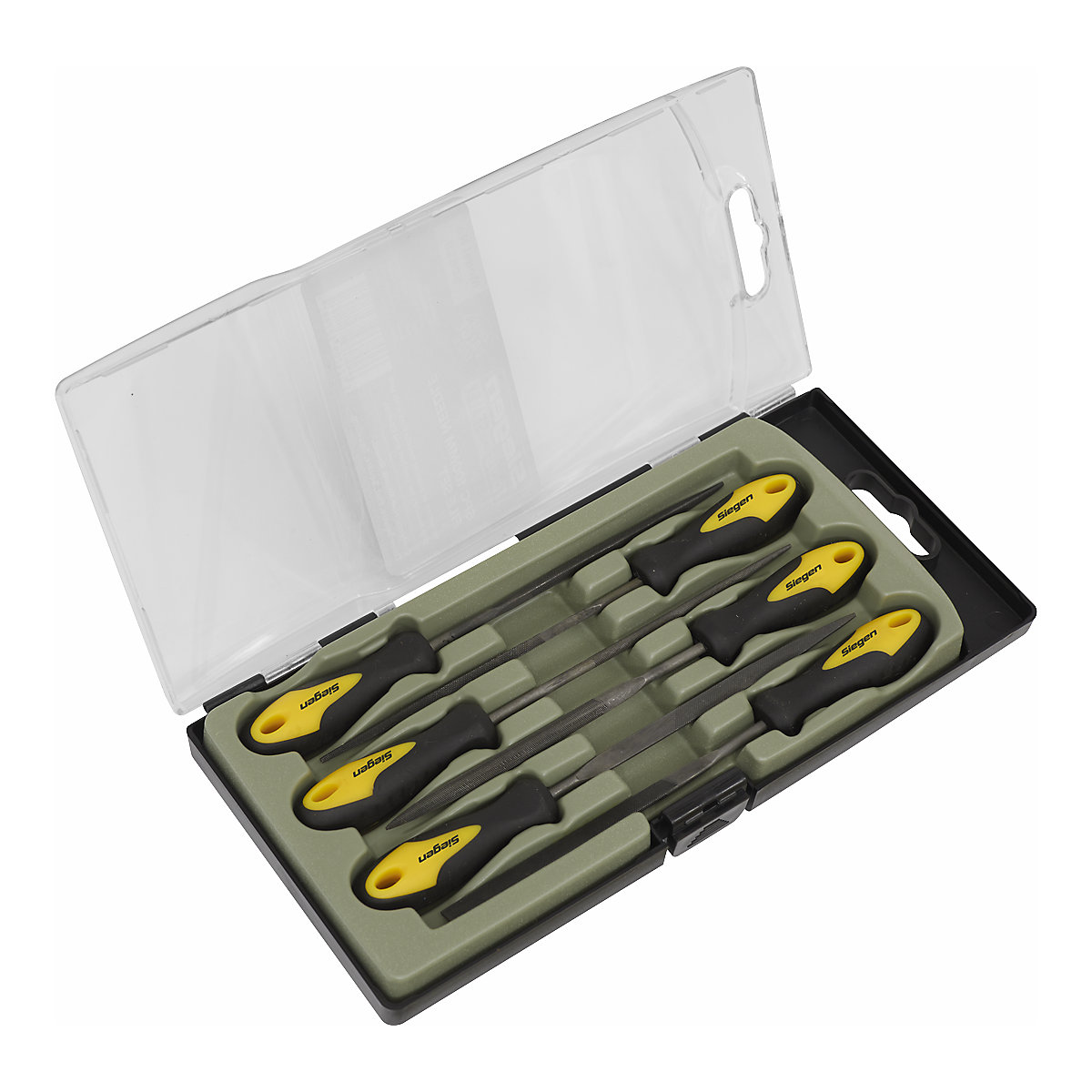 Sealey 6pc Needle File Set | 100mm (Product illustration 4)-3