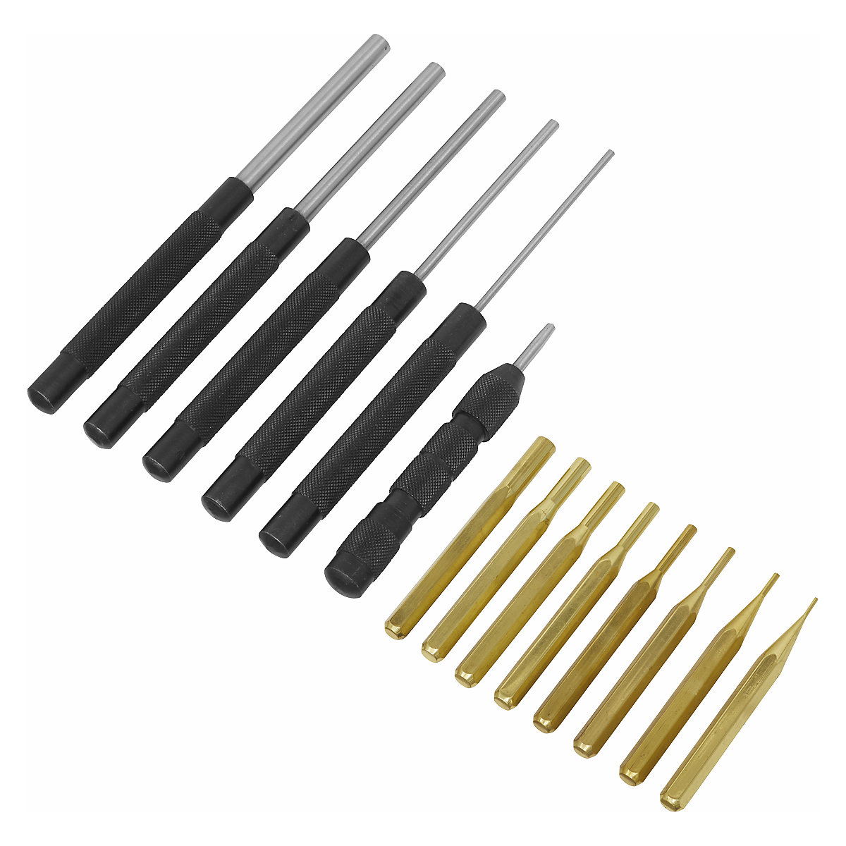 Sealey All-Purpose Punch Set | 14pc (Product illustration 2)-1